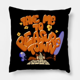 Anchorman Pleasure Town Pillow