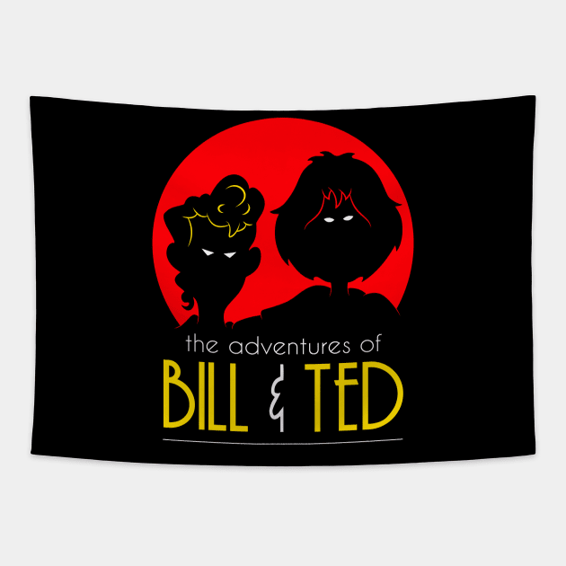 Bill & Ted Tapestry by thewizardlouis