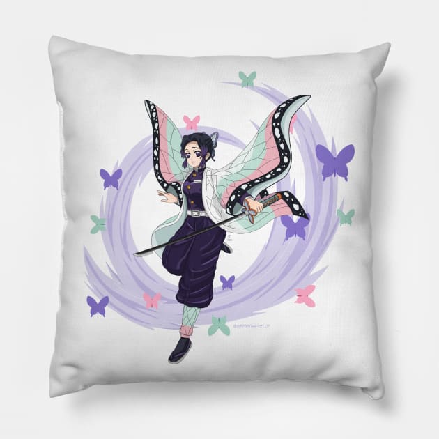 Insect Sword Master Pillow by Zapt Art