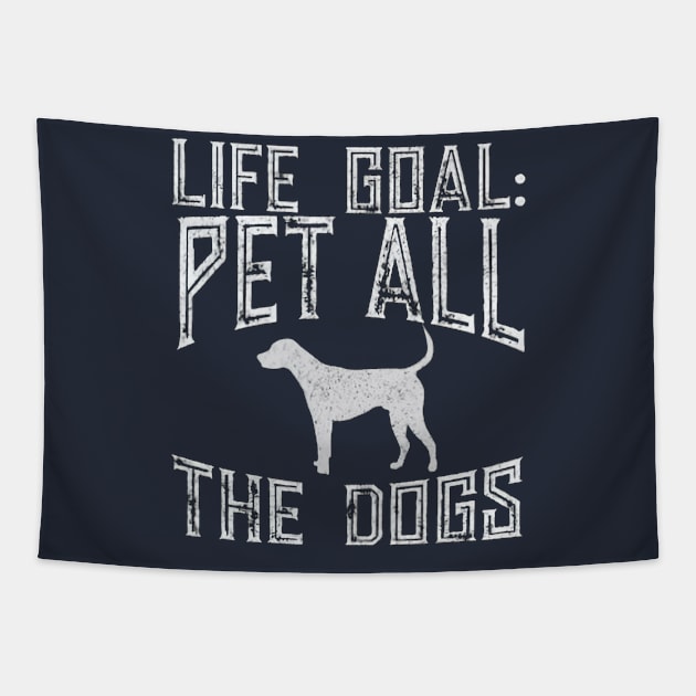 Life Goat Pet All The Dogs Tapestry by Distefano