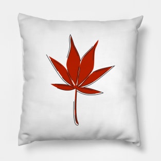 Japanese Maple Tree Leaf Pillow