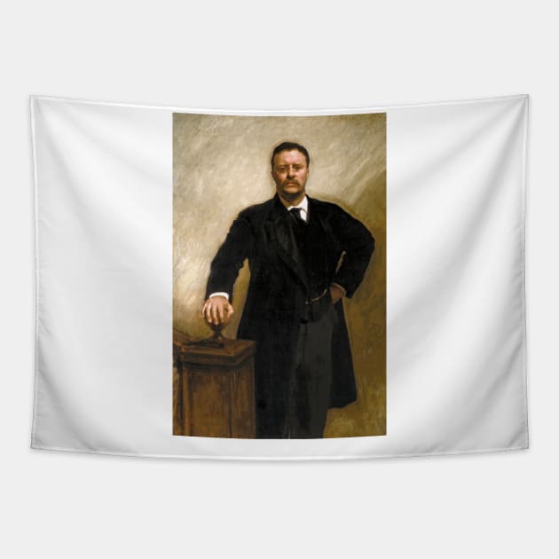 Portrait of Theodore Roosevelt by John Singer Sargent Tapestry by Naves