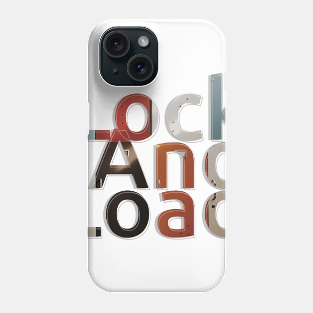Lock And Load Phone Case by afternoontees