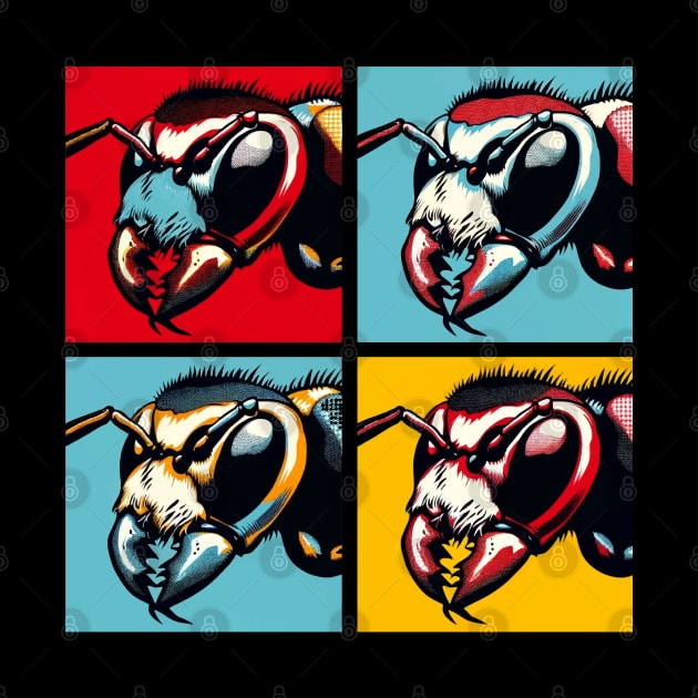 Pop Messor Barbarus Art - Cool Insect by PawPopArt