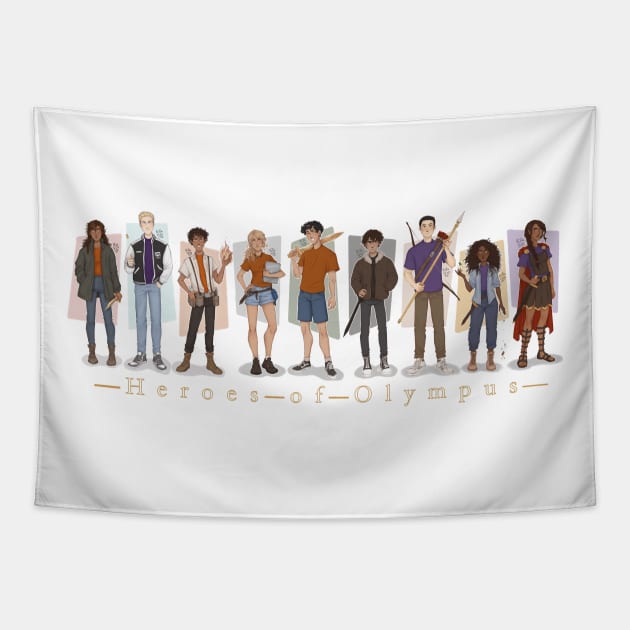 Heroes of olympus Tapestry by ritta1310