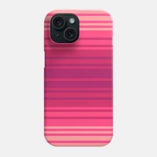 Peach and Pink Gradient Stripes Phone Case