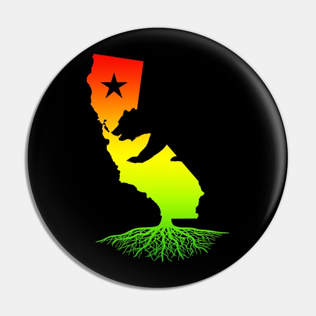 California Roots (Rasta surfer colors) Pin by robotface