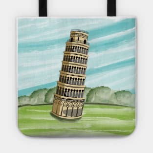 Leaning Tower Of Pisa Tote