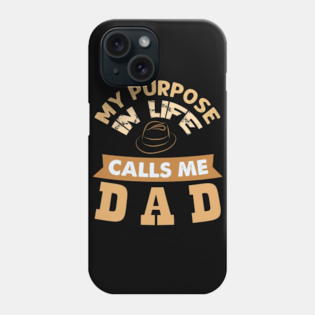 My Purpose in Life Calls me Dad Phone Case by BambooBox