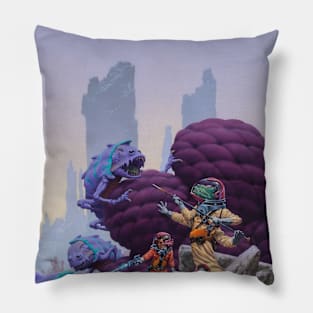 Alien Fighters Pillow