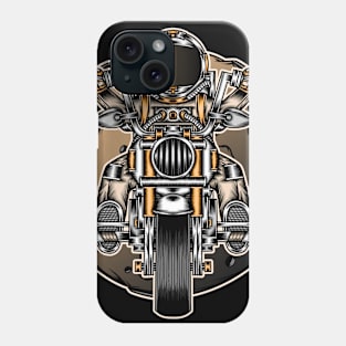 Cool astronaut riding in space Phone Case