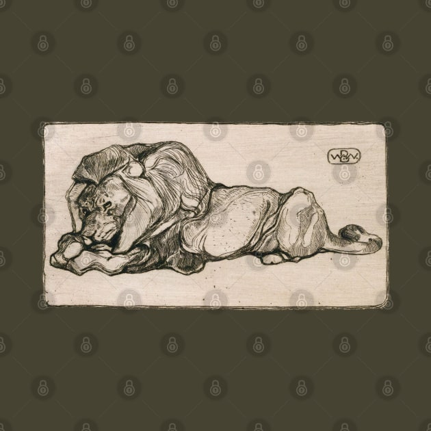 Resting Lion by UndiscoveredWonders