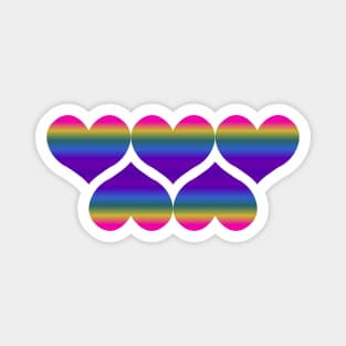 Hearts, Hearts, Hearts - Rainbow Magnet