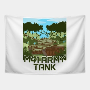 M41 Walker Bulldog Tank Military Armed Forces Novelty Gift Tapestry