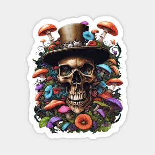 shroomy skull VII Magnet