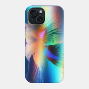 Colorful iris flower Phone Case