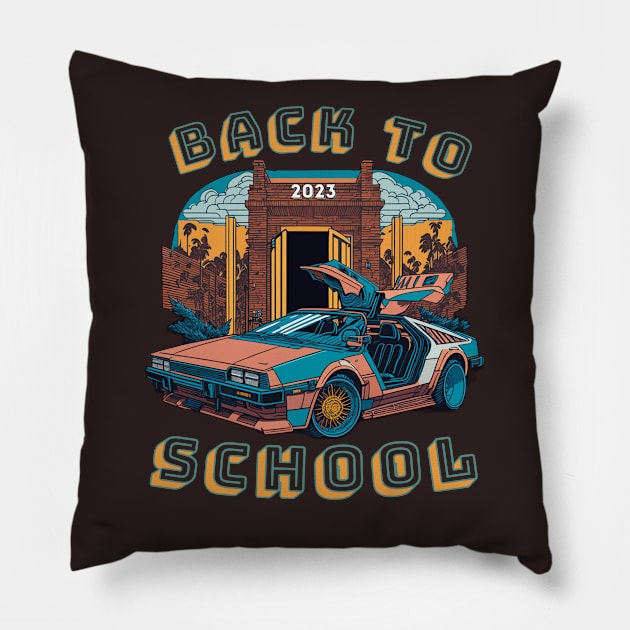 back to school 2023 Pillow by Alex