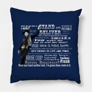 Kid Curry Quotes Pillow