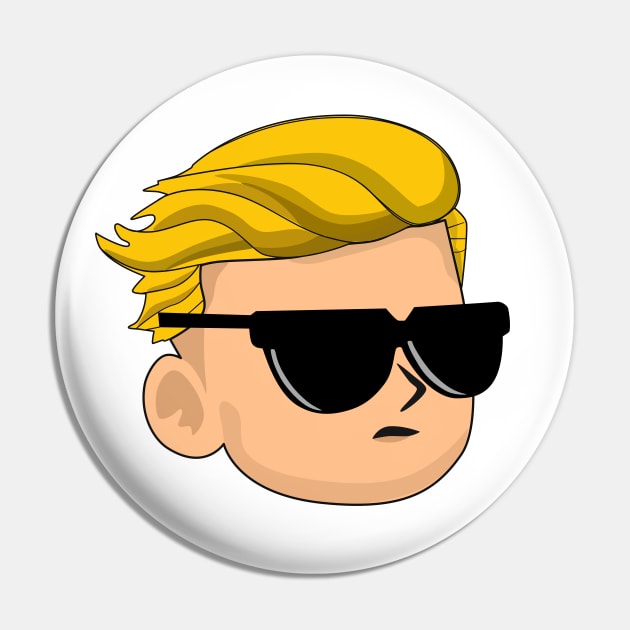 WSB Kid Head Pin by djhyman