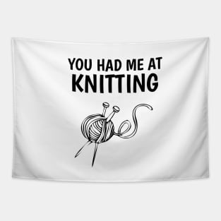 You had me at knitting Tapestry