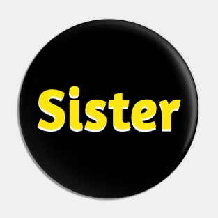 Retro sister Pin