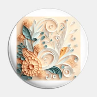 Beautiful floral design with delicate white and vanilla cream shades Pin
