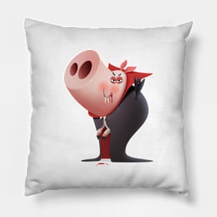 Dracula pig Pillow