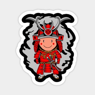 FUNNY CARTOON SAMURAI Magnet