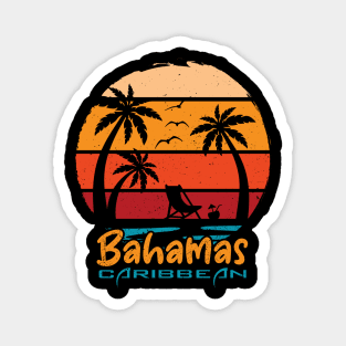 Bahamas Caribbean Island vintage Magnet