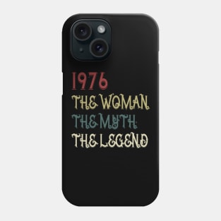 Vintage Retro 1976 Legend Gift 44th Birthday Womens Phone Case