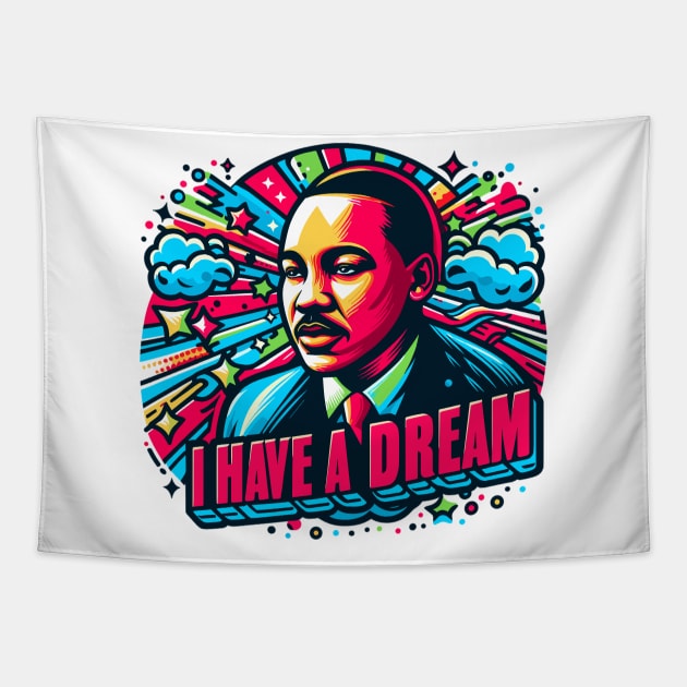 MLK Tapestry by Vehicles-Art