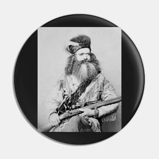 Frontiersman, 1864. Vintage Photo Pin