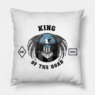 Patriotic Biker Club Pillow