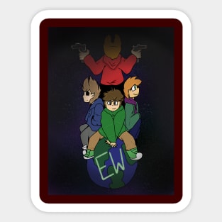 Matt Eddsworld  Sticker for Sale by Infodrawz