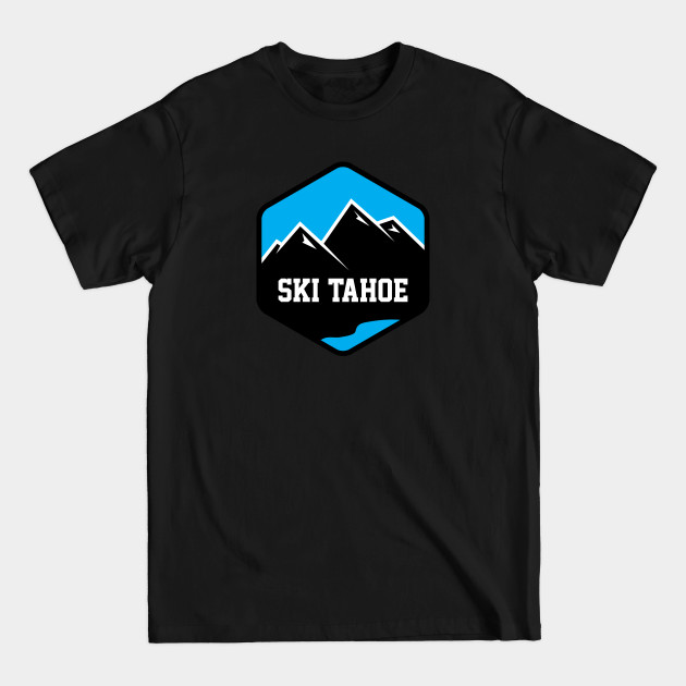 Discover Ski Lake Tahoe Badge - Lake Tahoe - T-Shirt