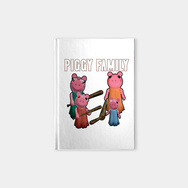 Piggy Roblox Roblox Game Roblox Characters Piggy Roblox Notebook Teepublic - lucky blocks roblox piggy