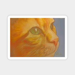 Ginger Cat (Van Gogh Style) Magnet