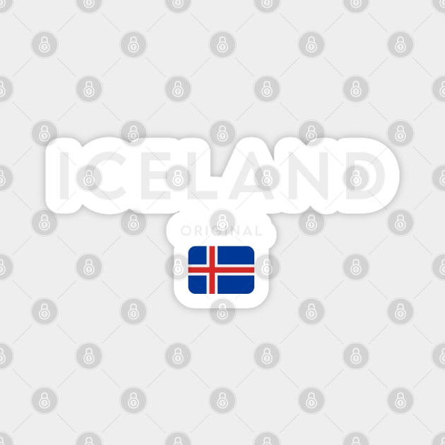 Iceland flag, icelandic flag Magnet by eka123