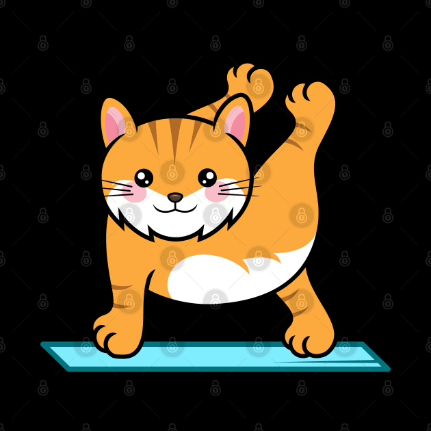 Yoga With My Cat - My Yoga by Coconil