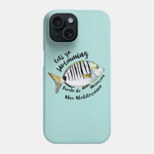 Sargo Picudo - Mediterranean Fish Phone Case