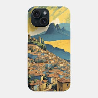 Minas Gerais Brazil Starry Night Vintage Tourism Travel Poster Phone Case