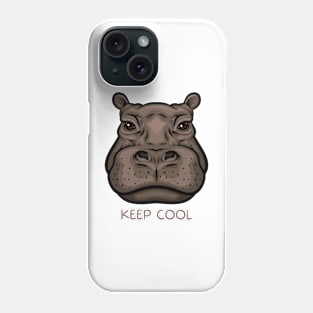 Cool Hippo Phone Case