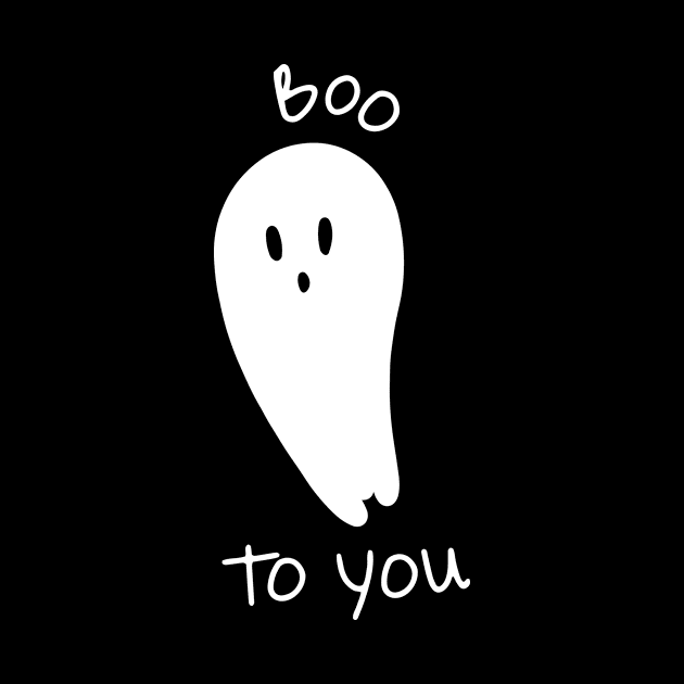 Boo To You: White Ghost by Claudia Orengo from heartmade.es