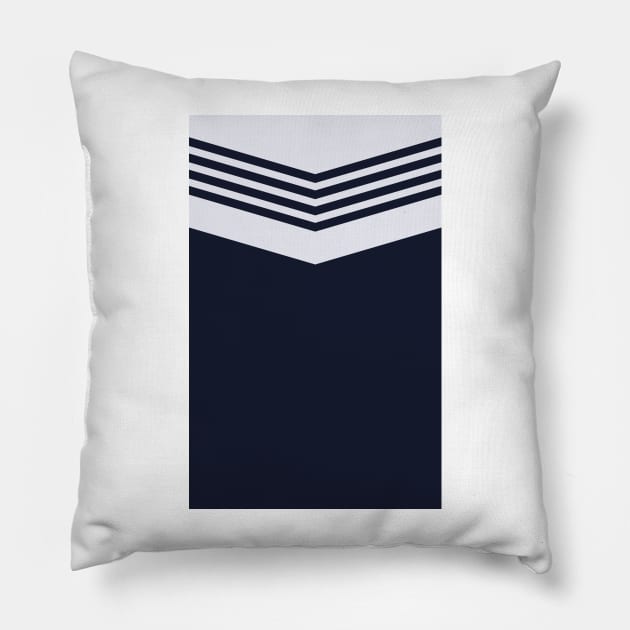 Tottenham 1978 Navy and White Pillow by Culture-Factory