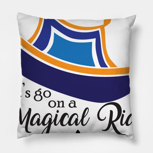 Carpet Ride Pillow by justSVGs