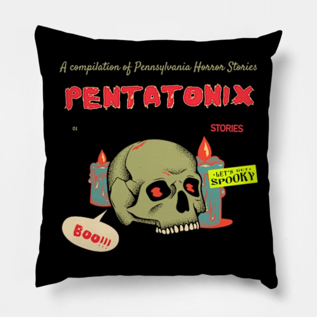 pentatonix horror stories Pillow by psychedelic skull