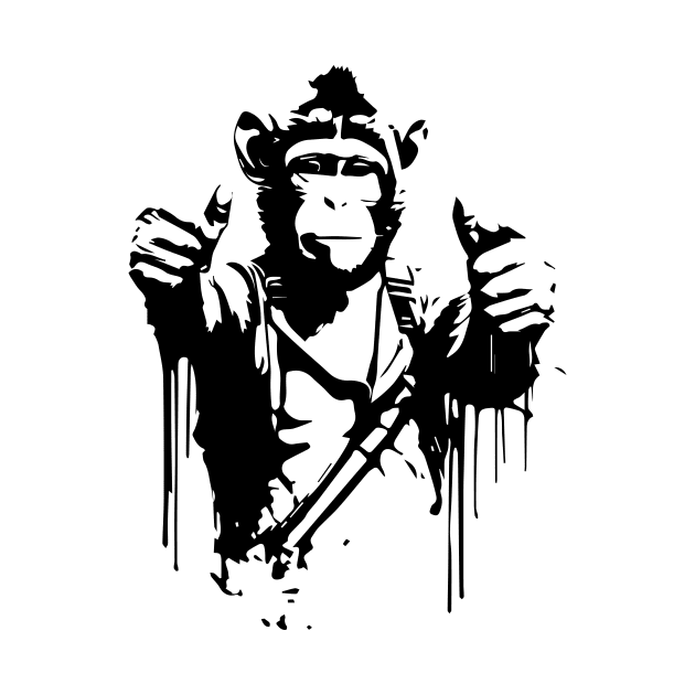 positive monkey by lkn