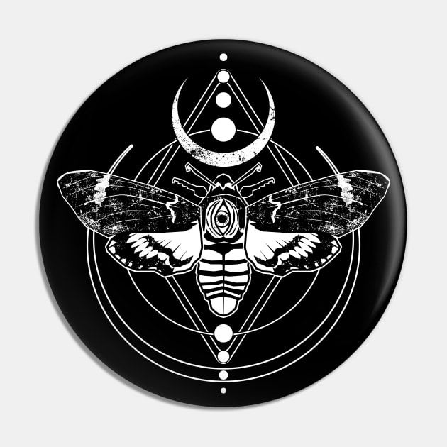 Death Moth Pin by Von Kowen