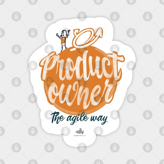 Product Owner - the Agile Way Magnet by eSeaty