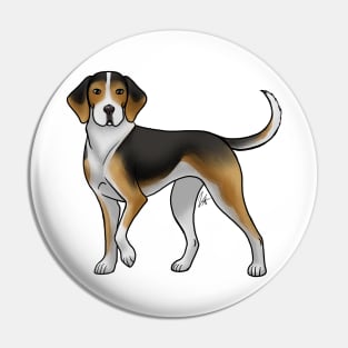 Dog - Treeing Walker Coonhound - Tri Color Pin